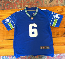 RARE Nike NFL On Field Seattle Seahawks Jalen Milroe  #6 Jersey Size Youth L picture