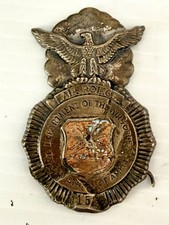 Vintage USAF Air Police Badge #15 Department Of Air Force Military Police picture