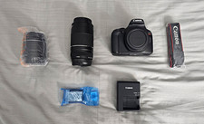 Canon EOS Camera Rebel T7 Body w/ Canon Zoom Lens Battery, Charger never used picture