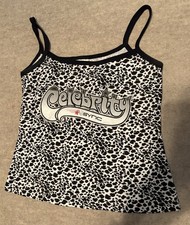 Vtg NSYNC Celebrity Tank Womens Babydoll 14.5x15 Cow Rare Winterland N’Sync picture