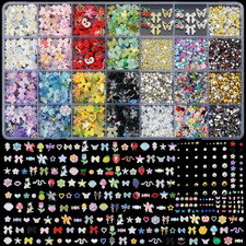 9000 Pcs 3D Nail Charms and Gems Bulk Y2K Cute Charms for Nails Design Kit 110 S picture