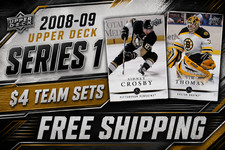 $4 - 2008-09 Upper Deck Hockey Series 1 - Base Team Sets -  picture