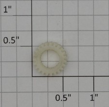 Lionel 623-22 White Plastic Worm Wheel (Delrin) T-23  (50) picture