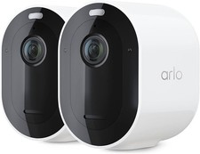 Arlo Pro 5S 2K Spotlight Camera, VMC4360P, 2 Pack, White. New Sealed.  picture