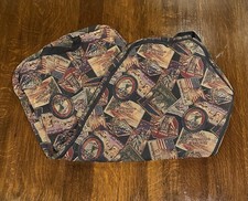Vintage Showline Chicago, Made In USA, Tapestry Garment Bag Americana Travel picture