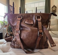 Vintage Chloé Patsy Studded Lambskin Shoulder Tote Bag Brown Authentic Rare Y2K  picture