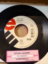 The Breeders Divine Hammer / Cannonball Elektra 64565 1993 VG+ 45 RPM ALT ROCK picture