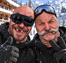 Custom Photo Funny Face Ski Mask, Personalized Balaclava for Ski Lovers picture