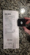 7.04 ct lab diamond oval with IGI cert picture