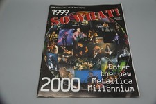 SO WHAT 1999 Metallica Millennium Fan Club Magazine Heavy Metal Music picture