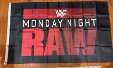 WWF Monday Night RAW Westling Flag Banner Tapestry 3 Ft X 5ft Fan Gift picture