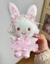 Sanrio Wish Me Mell Pink Tulle Dress Charm Plush Doll Gift Kids Toy picture