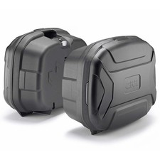 PAIR SIDE SUITCASES GIVI MONOKEY 35LT TREKKER LITE TRK35BBPACK2 BLACK picture