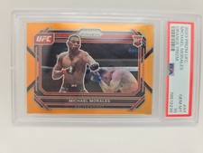 2023 UFC Panini Michael Morales Rookie #97 Orange /99 PSA 10 picture