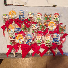 Vintage 2001 Extreme Creations Christmas Gummy Jelly Pops Complete Set of 20 picture