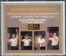 JOHANNES BRAHMS BERLIN PHILHARMONIC CLAUDIO ABBADO - The Four Symphonies, more picture