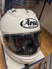 Arai Corsair-X White Motorcycle Medium Helmet Like New picture