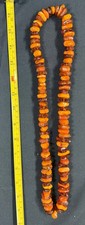 Vintage Russian USSR Original Natural Large Baltic Amber Necklace 34