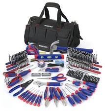 WORKPRO 322PCS Mechanics Tool Sets Kit Socket Ratchet 6-Point Repair Tool W/ Bag picture