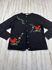 Classic Elements Cardigan Sweater Womens Size Medium Very Nice Fast Ship picture