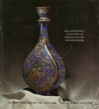 Sotheby's The Lester Wolfe Collection of Persian Pottery and Metalwork 3/14/75 * picture