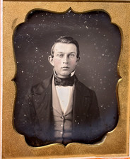 Daguerreotype of Teenager, Young Man, 6th Plate- Rinhart Half Union Case picture