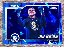 2026 Topps Chrome Sapphire Julio Rodriguez Image Variation Seattle Mariners picture