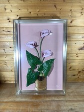 Vintage Jon Gilmore Pink Shadow Box Artist Signed 35-3/8” x 24-1/2” x 4-1/8” picture