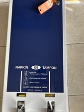 Hospeco Tampon&Napkin Dispenser 25¢ Coin/FREE Vend Commercial Bathroom Machine picture