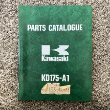 Genuine Kawasaki KD175-A1 A2 A3 Parts Catalog. Part No. 99997-676 picture