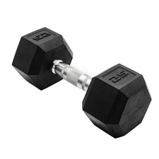 SALE  CAP Barbell, 25lb Rubber Hex Dumbbell, Single picture