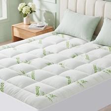 Bamboo Mattress Topper Cooling for Back Pain Relief,8-20
