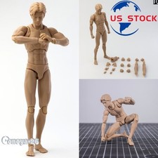 US 1:12 Mirrfig MF001 Male Soldier Joint Body Yellow Skin Muscle Figure Body picture