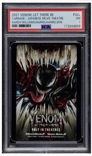 PSA 7 - 2021 VENOM : LET THERE BE CARNAGE japan MOVIE THEATRE TICKET marvel picture