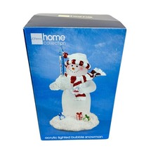 JCPenney Home Collection Acrylic Lighted Snowman w/ Presents picture