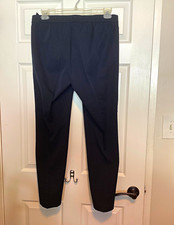 J Jill Women's Blue Dress Pants Cotton Blend Rayon Size 10 Inseam 29” picture