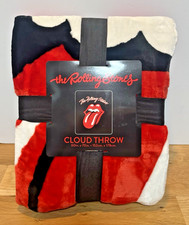 The Rolling Stones Cloud Throw  Blanket | 60in x 70in | Brand New in Package |  picture