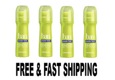 (4 pack) Ban Antiperspirant Deodorant Invisible Roll-On for Women and Men, Powde picture