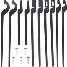 Yoursme DIY Rapid Tongs Bundle Set - Blacksmith Five types of Black picture