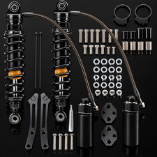 Remote Reservoir Rear Suspension Shocks For Harley Touring Street Glide 2014-UP picture