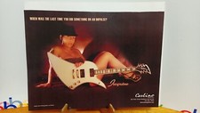 CARLINO GUITARS PRINT AD 11 X 8.5. IMPULSE SERIES picture