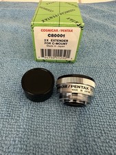 Pentax 2x Range Extender C Mount  Cosmicar Series 1/2-inch CCD C80001 picture