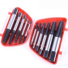 5/6 Pcs Screw Extractor Set Easy Out Drill Bits Guide Broken Screws Bolt Remover picture