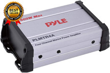 1500W 4-Channel Marine Amplifier Receiver - Waterproof & Weatherproof Marine Gra picture