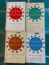 The Settlements vols 1 2 3 4 by Charles Andrews Yale paperbound ex-lib rebound picture