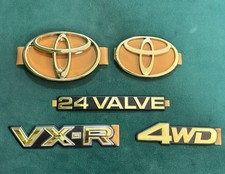 toyota emblem for LC80 FZJ80 GOLD PLATED picture