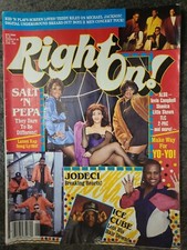 Vintage Right On Magazine Featuring Salt 'N Pepa , JODECI  & more June 1992 picture