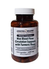 5-in-1 Max Blood Flow Formula with Turmeric 120 Caps - Heart, BP,Vascular Health picture