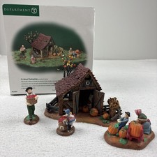 DEPARTMENT 56 New England Village 'Its Almost Thanksgiving' Vintage 90s Retired picture