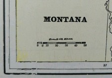 Vintage 1900 MONTANA Map 22